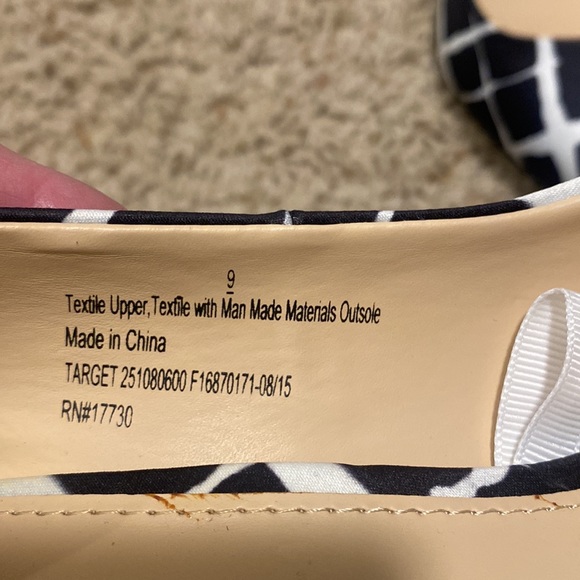 Adam Lippes for Target black white heels 9 - Picture 7 of 7